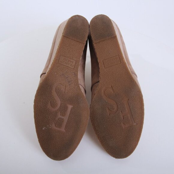 Franco Sarto Annabelle Lace Up Wedge Booties in Tan Women Size 9 - Picture 10 of 12
